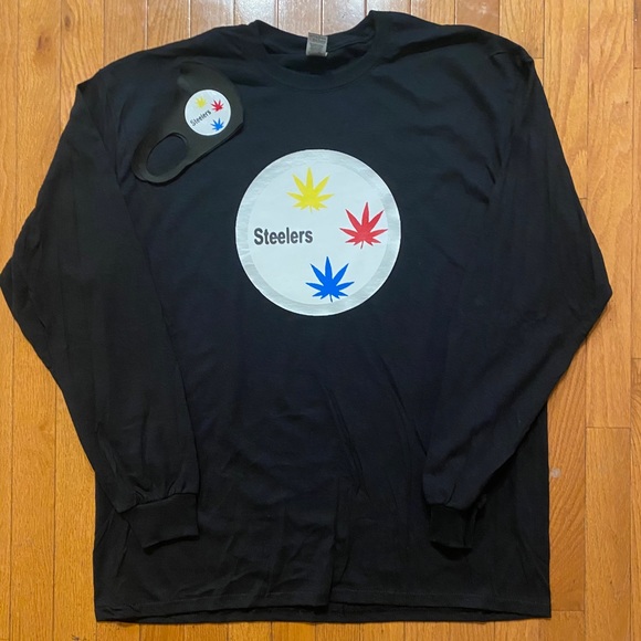 Unisex set of tee and mask “Steelers 420” - Picture 3 of 5